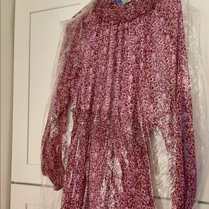 O.P.T. Floral Smocked MIDI Dress (brand One Pretty Time) at Anthropologie.